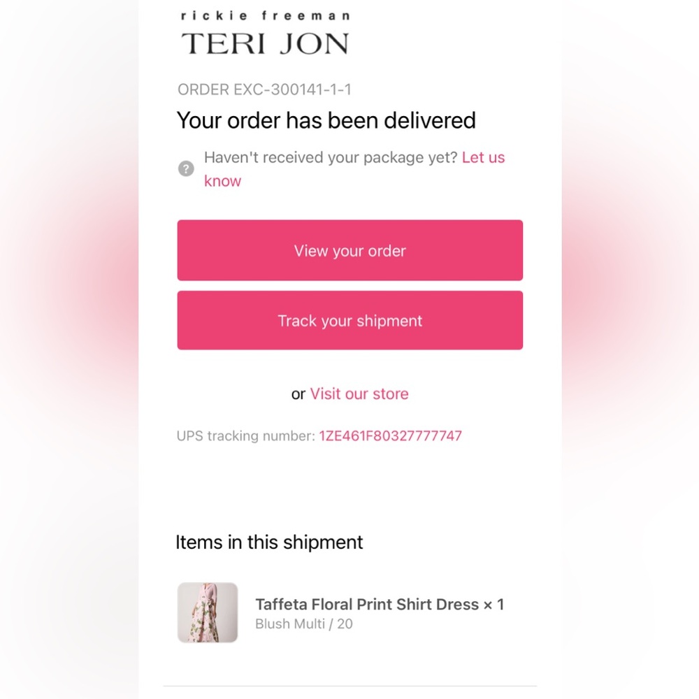 Teri Jon Pink Floral Maxi Dress - Picture 9 of 9